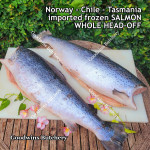 Salmon frozen bone-in Norway / Chile / Tasmania STEAK 3/4" 2cm (price/pack 500gr 2-3pcs)
